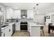Bright, updated kitchen with stainless appliances, white cabinetry, and an inviting island at 863 Birch St, Forest Park, GA 30297