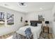 Main bedroom boasts two windows and stylish furniture at 863 Birch St, Forest Park, GA 30297