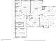 Detailed floor plan of the home showcasing the layout of the living room, kitchen, bedrooms and bathrooms at 100 Cowan Trl, Stockbridge, GA 30281