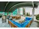 Comfortable rooftop lounge area with stylish furniture, grilling station and a shaded pergola, ideal for relaxing and socializing at 923 Peachtree Ne St # 930, Atlanta, GA 30309