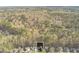 Aerial view of the neighborhood, surrounded by a forest and highlighting a peaceful setting at 633 N Fairfield Dr, Peachtree City, GA 30269
