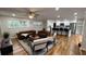 Spacious living room flows into the open kitchen, perfect for entertaining at 1027 Goza Rd, Fayetteville, GA 30215