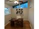 Bright home office featuring hardwood floors and modern decor at 1027 Goza Rd, Fayetteville, GA 30215