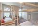 Bright bedroom featuring whimsical twin beds, carpet, and natural light at 1116 Heatherland Dr, Marietta, GA 30066