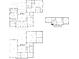 Multi-level floor plan of house layout, including basement, first and second floor at 3550 Gravitt Rd, Cumming, GA 30040