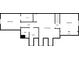 Second-story layout showing bedrooms, bathrooms, flex room and walk in closets at 3550 Gravitt Rd, Cumming, GA 30040
