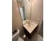Bathroom with a sink and mirror offering functionality and style at 398 Kyles Cir, Hiram, GA 30141