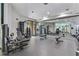 Community gym equipped with weight machines, treadmills, and free weights at 3621 Vinings Slope Se # 3204, Atlanta, GA 30339