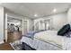 Basement bedroom with doorway to kitchen and exterior access at 4441 Langdon Se Walk, Smyrna, GA 30080