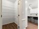 Pantry with door open displaying storage shelves at 4441 Langdon Se Walk, Smyrna, GA 30080