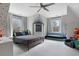This is a bedroom that features two windows that provide plenty of natural lighting at 1025 Abingdon Ln, Johns Creek, GA 30022
