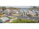 Community view showcasing well-maintained townhomes with beautiful lakeside scenery at 2300 Habersham Marina Rd # 201, Cumming, GA 30041
