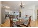 Cozy dining area open to a modern kitchen and bright living spaces, perfect for entertaining and gatherings at 2300 Habersham Marina Rd # 201, Cumming, GA 30041