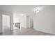 Hallway featuring wood floors and white trim at 701 Cupcake Ct, Mcdonough, GA 30252