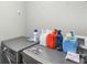 Functional laundry room with modern washer and dryer units at 2248 Newbury Oaks Dr, Lawrenceville, GA 30044