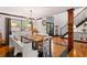 Bright dining area with dining table and chairs at 1206 Red Fox Cir, Woodstock, GA 30188