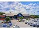 Exterior shot of a commercial building with a parking lot at 213 The South Chace Ne, Sandy Springs, GA 30328