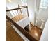 Foyer featuring a chandelier and staircase with hardwood flooring at 3070 Ridge Oak Dr, Suwanee, GA 30024