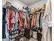 Walk-in closet with clothing racks, shelving, and plenty of storage space at 224 Shoals Bridge Rd, Acworth, GA 30102