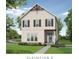 Charming two-story home with gray siding, a welcoming entrance, and a neatly landscaped front yard at 161 Basil St, Cumming, GA 30040