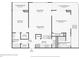 Detailed floor plan showing layout of bedrooms, bathrooms, kitchen and living spaces at 3481 Lakeside Ne Dr # 807, Atlanta, GA 30326