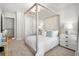 Bright bedroom with stylish decor, offering comfort and modern design at 733 Stickley Oak Way, Woodstock, GA 30189