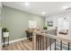 Hallway office featuring a desk and natural light perfect for work at 733 Stickley Oak Way, Woodstock, GA 30189