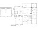 An architectural drawing of the first floor showing the layout of the Kitchen, Gathering Room and Bedrooms at 202 Kenneth Drive, Alpharetta, GA 30009