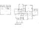 An architectural drawing of the second floor showing the layout of the bedrooms and additional spaces at 202 Kenneth Drive, Alpharetta, GA 30009