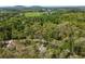 Beautiful aerial view of a property with trees and distant mountains at 3560 Chattahoochee Rd, Cumming, GA 30041