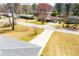 Street view showcasing the property, long driveway, and neighborhood at 6355 Valhalla Dr, Douglasville, GA 30135