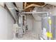 Basement utility area with water heater and furnace at 6405 Grafton Dr, Austell, GA 30168