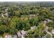 An aerial view of a community full of mature trees, with homes tucked away from the street at 746 Amsterdam Ave, Atlanta, GA 30306