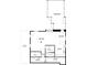 Upstairs floor plan showcasing the layout of the Gathering room, kitchen, dining area, and patio at 746 Amsterdam Ave, Atlanta, GA 30306