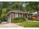 Charming ranch style home with stone accents, manicured lawn, and mature trees offering shade at 746 Amsterdam Ave, Atlanta, GA 30306