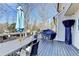 Spacious deck has comfortable seating and a grill at 1712 Green Farm Cir, Dacula, GA 30019