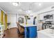 Bright, open kitchen featuring stainless steel appliances and center island with barstool seating at 290 Leigh Kay Dr, Lawrenceville, GA 30046