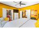 Large primary bedroom features a walk-in closet, en suite bath, and ample living space at 290 Leigh Kay Dr, Lawrenceville, GA 30046