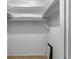 Walk-in closet with built-in shelving for ample storage space at 401 Woodcliff Dr, Atlanta, GA 30350
