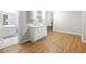 Finished basement includes a wet bar area and adjacent bathroom at 1544 Blue Bird Way, Cumming, GA 30041