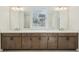 Spacious bathroom features a double vanity with quartz countertops and modern fixtures at 278 Tillman Pass, Woodstock, GA 30188
