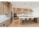 Modern kitchen featuring a large island, stainless steel appliances, and ample counter space at 278 Tillman Pass, Woodstock, GA 30188