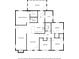Spacious floor plan featuring a primary bedroom, living room, kitchen, and multiple bedrooms at 810 Commodore Nw Dr, Atlanta, GA 30318