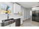 Modern kitchen features stainless steel appliances, white cabinets, and a large farmhouse sink at 1350 Elizabeth Sw Ave, Atlanta, GA 30310
