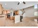 Spacious kitchen with stainless steel appliances and light wood cabinetry at 179 Bradshaw Park Dr, Woodstock, GA 30188