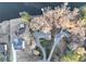 Overhead view of multiple homes with private access to a serene lake at 4258 Rocky Ledge Way, Snellville, GA 30039
