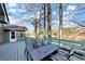 Outdoor deck overlooking a serene lake, offering a peaceful retreat and scenic views at 4258 Rocky Ledge Way, Snellville, GA 30039