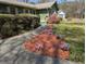 Close-up of a single-story home with a well-manicured lawn and colorful flower beds at 4258 Rocky Ledge Way, Snellville, GA 30039