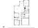 Detailed floor plan showcasing the layout of the home with multiple bedrooms and bathrooms at 100 Westchester Pass, Peachtree City, GA 30269