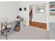 A view of the office and hallway, highlighting the neutral color palette and modern design elements at 100 Westchester Pass, Peachtree City, GA 30269